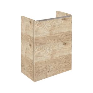 Onderkast (40x50x20cm) met 1 deur links met greeplijst - M2 - Black kunststof