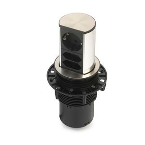 Elevator 1x 230V RA + 2x Euro 2m RA RVS look