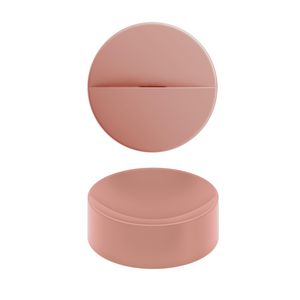VALE opzetkom Ø220mm h=70mm geïntegreerde afvoer mat roze keramiek