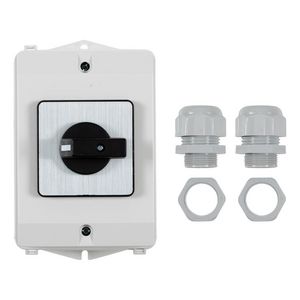 Werkschakelaar 16A 3-polig opbouw IP65 2xM25 AE-A532216