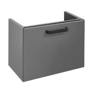 Onderkast DeLuxe (40x30x20cm) met 1 deur links met handgreep - 10 - Black mat gelakt