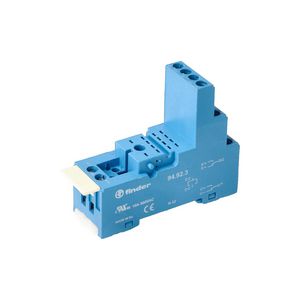 Aansluitvoet schroefaansluiting 55.32 85.02 blauw
