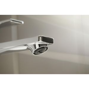 Rebris E 1-hendel wastafelkraan 240 CoolStart EcoSmart+ voor waskommen met trekwaste chroom