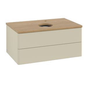 Wastafelonderkast Antao 800x360x500mm S.Grey Matt Lacquer K19051HJ