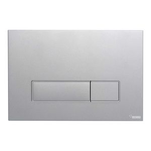 WC-Bedieningsplaat MEPA Orbit 2-toets chroom mat