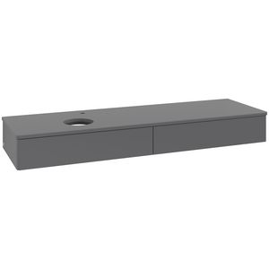 Wastafelonderkast Antao 1600x190x500mm Antr. Matt Lacquer K15050GK