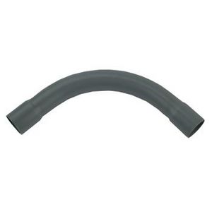 Elektrobocht PVC 90° grijs 1"