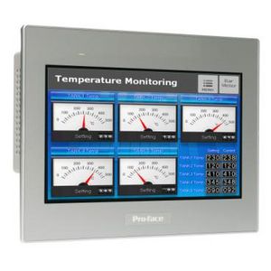 10"W touch panel display 2COM 2Ethernet USB host&dev 24VDC