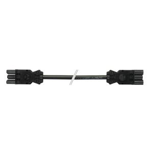 Koppelsnoer bus/stekker GST o.g. 0,3m zwart