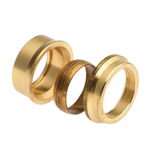 Verloopset / verloopknelring 35x22mm messing