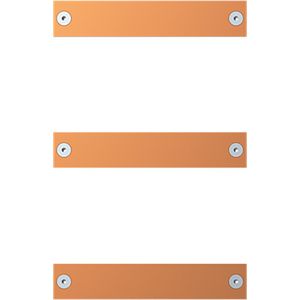 Rail koppelstuk, 50x10mm