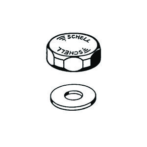 Afsluiter compleetvoor SCHELLOMAT WC spoelkraan chroom