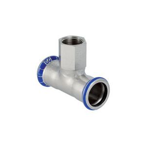 T-koppelig verlopend MAPRESS RVS siliconenvrij (LABS-vrij) 18x3/4"bn.x18mm