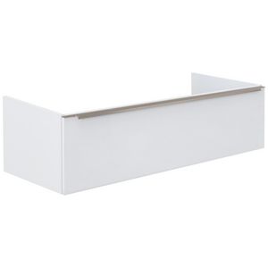 Onderkast (100x45cm) met 1 lade met greeplijst - M2 - White hoogglans gelakt