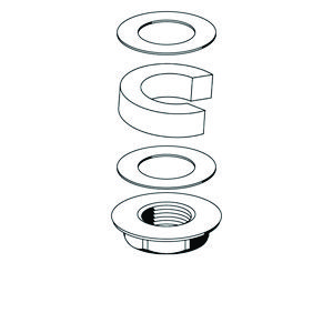 Petit SC bevestigingsset voor wastafel 06