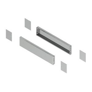 side plinth H100 D00 stainless steel 304L Spacial