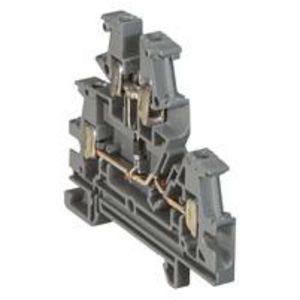 Diodeklem 2 in/2 uit 2.5mm² grijs Viking 3