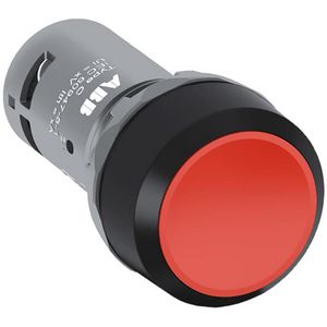 Drukknop rood met 1NC Terugverend