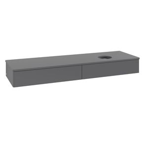 Wastafelonderkast Antao 1600x190x500mm Antr. Matt Lacquer K16010GK