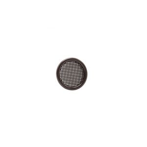 Ventilatierooster kunststof Ø45mm donkerbruin
