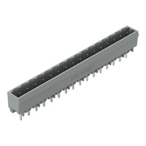 THT male steker Soldeerpen 1,0 x 1,0mm recht grijs VVE=50