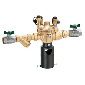 Ba terugstroombeveiliger + filter afsluitkranen gemonteerd 1" bi.dr.