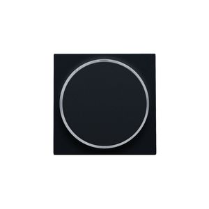 Afwerkingsset doorschijnende ring z. symbool 6A black c.