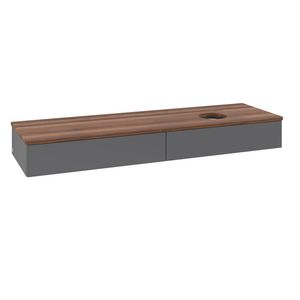 Wastafelonderkast Antao 1600x190x500mm Antr. Matt Lacquer K16012GK
