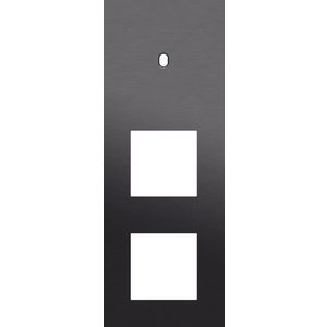 Afdekplaat 3-voud vertic. 71mm centerafst 224-57955