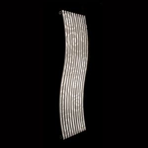 Designradiator Lola 450x1516x40 RVS satin horizontaal 507W