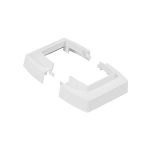 Beschermkap wit Snap-on zuil 1 compartiment