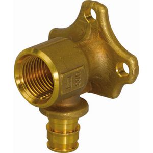 PROMO Muurplaat PL schuif Q&E messing 16x1/2"bn. (1059822)