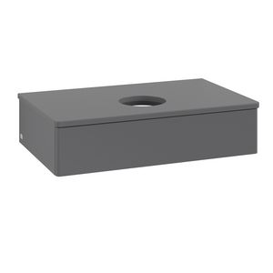 Wastafelonderkast Antao 800x190x500mm Antr. Matt Lacquer K08010GK