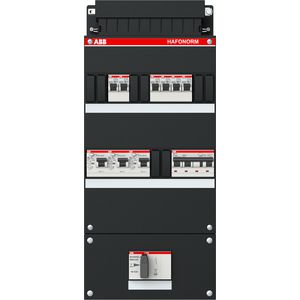 Groepenkast 6x achter 3x30mA HS+C 3-fasen 1SPF006905F1744