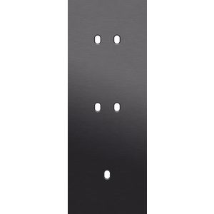 Afdekplaat 3-voud vertic. 71mm centerafst 224-57954