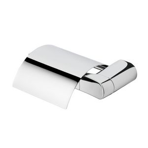 Closetrolhouder chroom met klep links WYNK