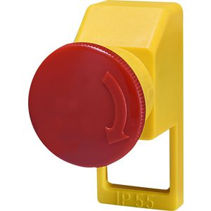Frontelement MS25 rood/geel vuist/draai