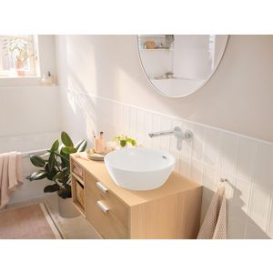 Rebris S 1-hendel wastafelkraan inbouw wandmontage met uitloop 20cm chroom 72528000