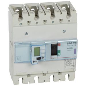 Vermogensschakelaar 250-e + mt 4-polig 160A 50kA DPX3