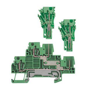 Insteekbaar terminal groen/geel 2.5 2.5 m VVE=50