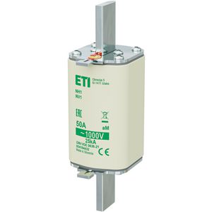 Zekering NH1/85 aM 50A/1000V 4184432
