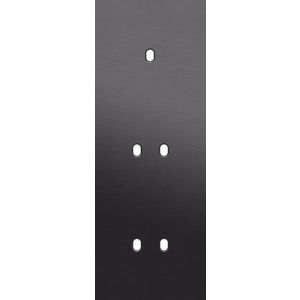 Afdekplaat 3-voud vertic. 71mm centerafst 224-57953