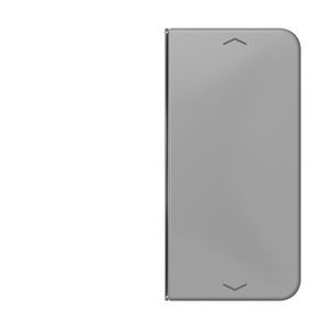 Tastafdekking 2-voudig pijl CD grijs KNX