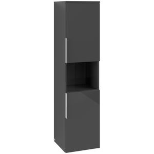 Hoge kast ARCHITECTURA 350x1400x346mm Grey B89701VT greep Volcano Black