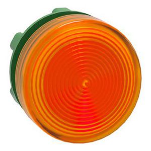 Kop signaallamp Rond Gegroefd 22mm LED Oranje Harmony XB5