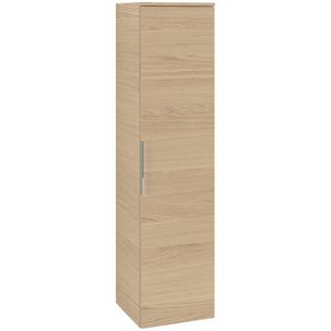 Hoge kast ARCHITECTURA 350x1400x346mm Nordic Oak B89601VJ greep Volcano Black