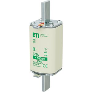 Zekering NH1/85 aM 125A/1000V 4184436