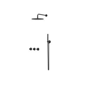 Afbouwdeel regendouche Combiset Nexus 4 inbouwthermostaat mat zwart CSN4EXMZAFAA excl. inbouwbox