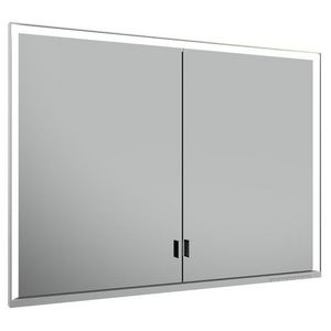 Spiegelk.Lumos wandinb/DALI/l dr. 1000x735x165mm zilv/geëlo.