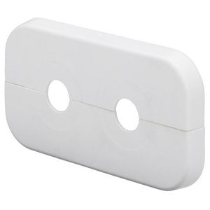 Dubbeldoosrozet 110x60x10x15 hartafstand 50mm